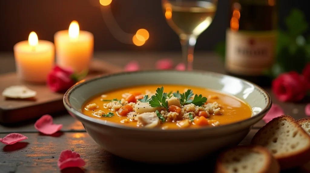 Romantic Chicken Soup: A Magical Recipe Filled with Love and Warmth